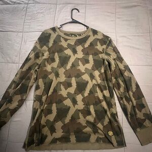 L.L. Bean Olive Camouflage Shirt